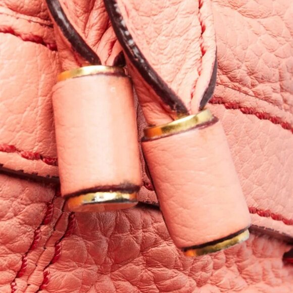 Chloe Pink Leather Marcie Mini Crossbody Bag - Picture 11 of 12